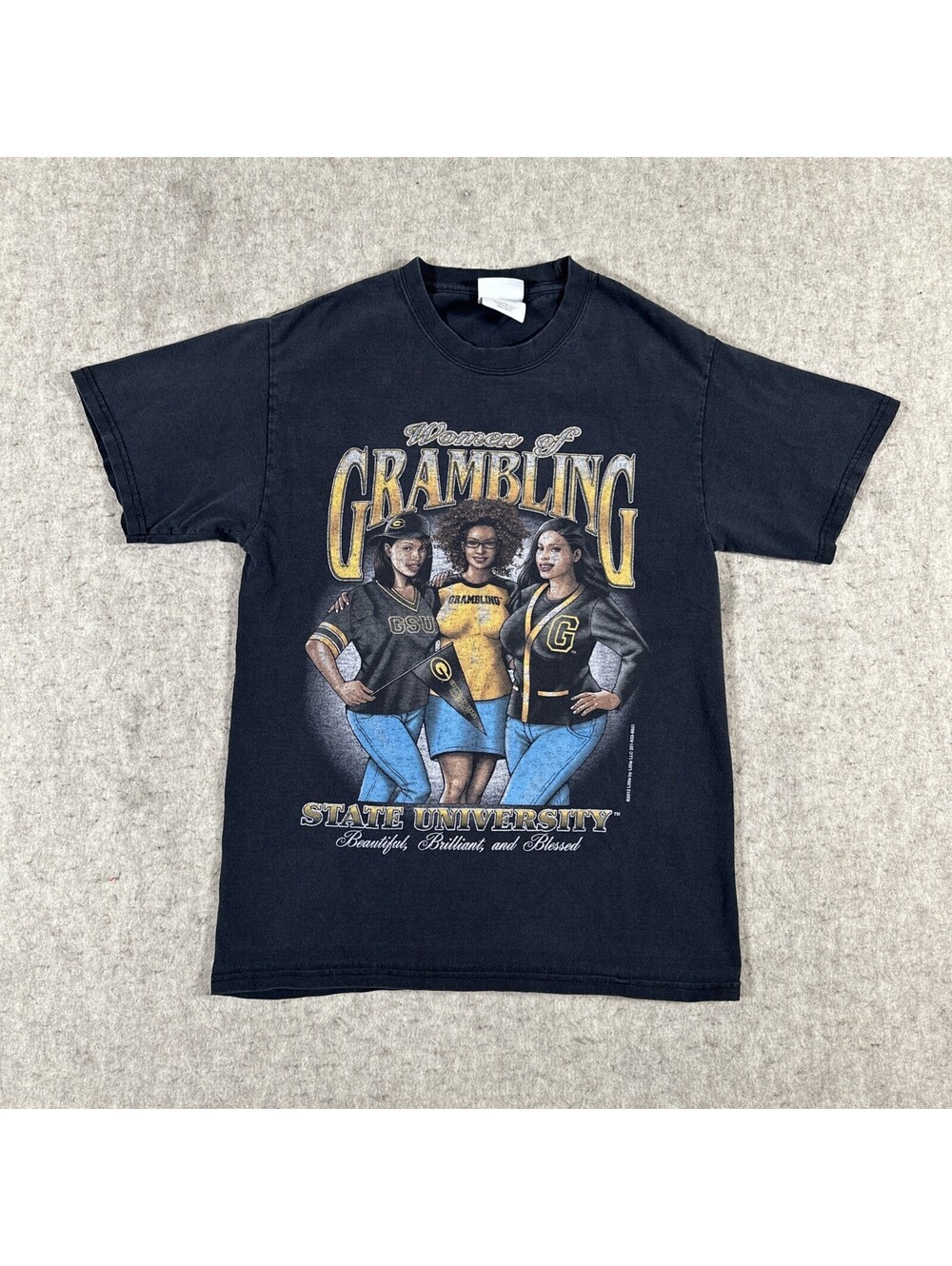 Vintage Grambling Tigers Shirt Womens Small? College Women Of Grambling Black